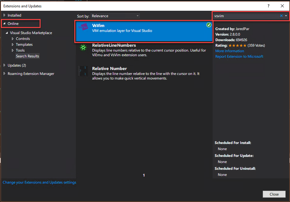 Vim for Visual Studio 2015 and Above: Setup, Keybindings, and Tips ...