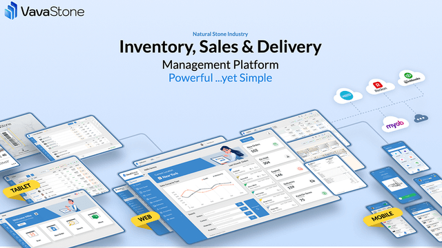 VavaStone - Inventory, Sales & Delivery for Natural Stones Industry