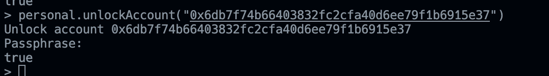 Geth attach