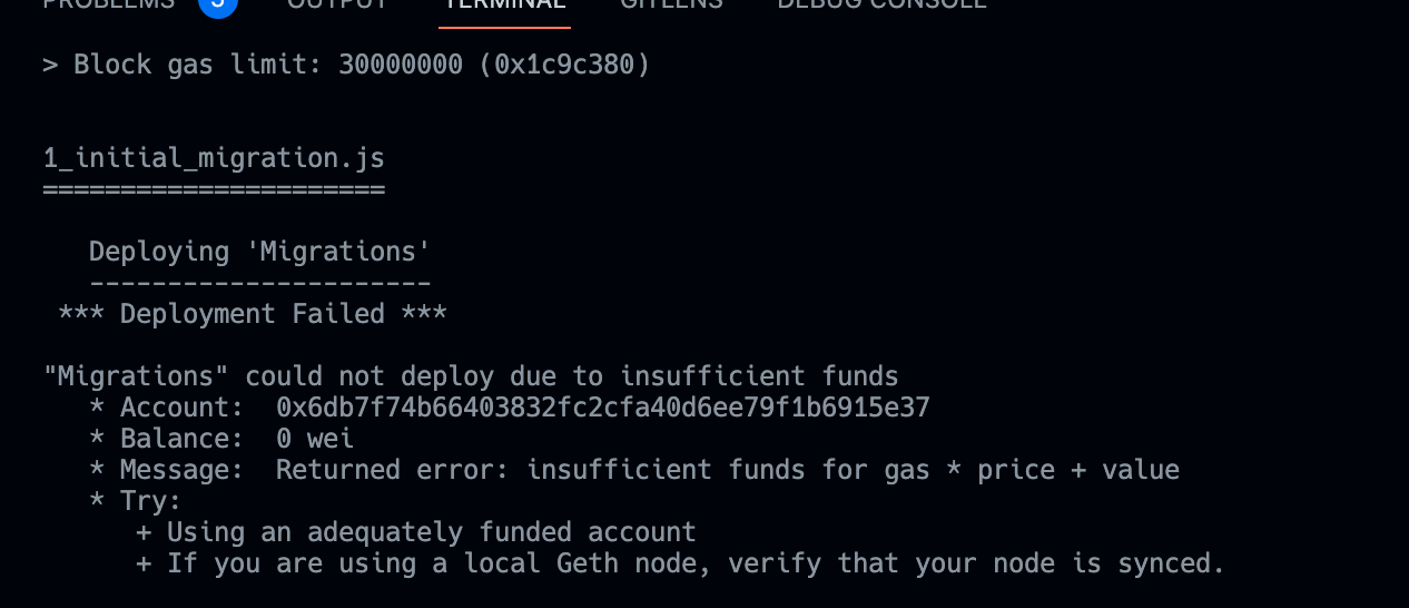 Truffle migrate